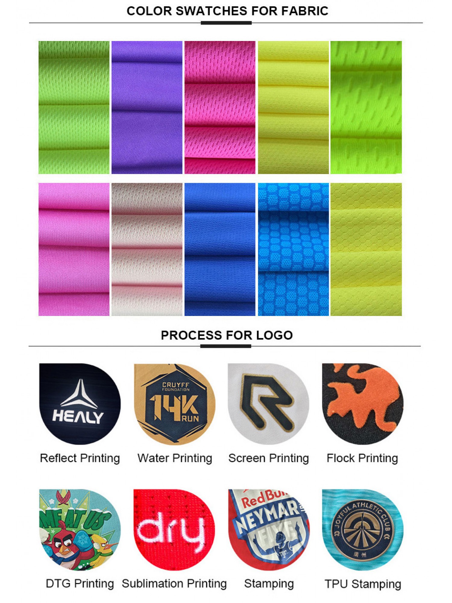 Multiple material choices